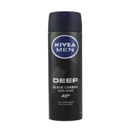 Nivea Men Deep Black Carbon Dark Wood Body Spray, 150ml