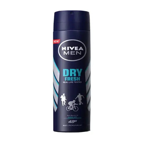 Nivea Men Dry Fresh Quick Dry Body Spray, 150ml