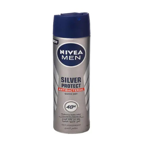 Nivea Men Silver Protect Quick Dry Body Spray, 150ml
