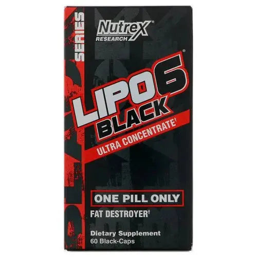 Nutrex Lipo-6 Black UC, 60 Black Caps - Passion Pulse