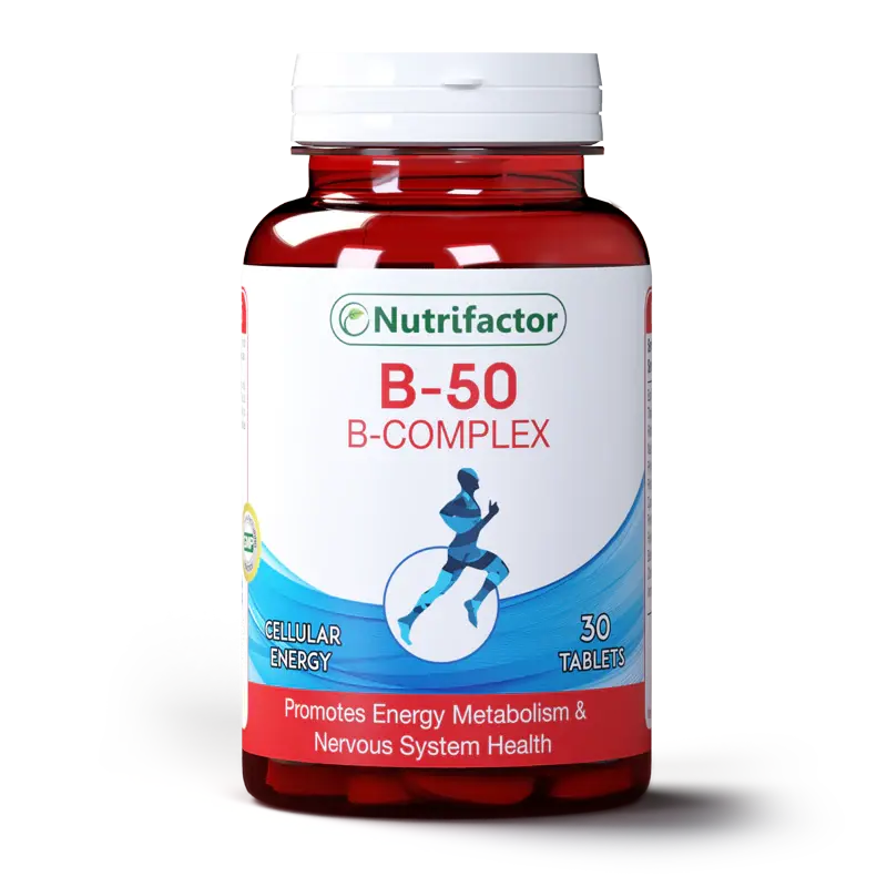 Nutrifactor B-50 B-COMPLEX 30 Tablets Nutrifactor