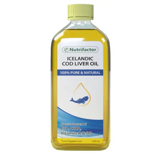 Nutrifactor Icelandic Cod Liver Oil, 150ml
