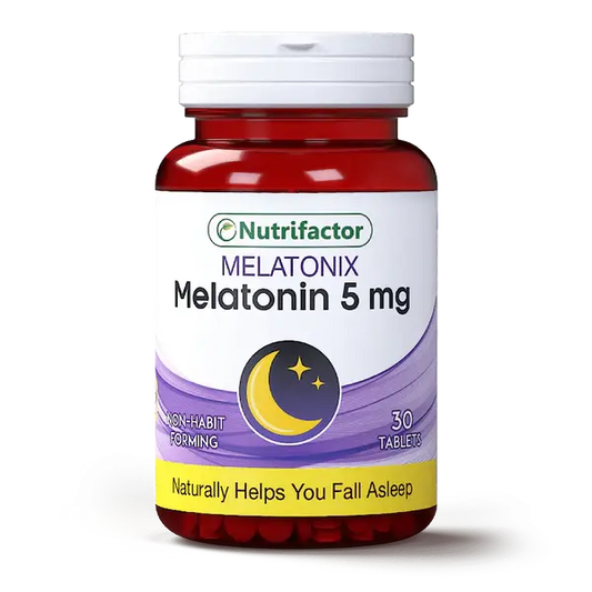 Nutrifactor Melatonix Melatonin 5mg, 30 Tablets Nutrifactor
