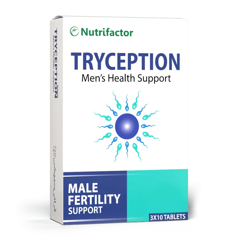 Nutrifactor Tryception Mens Health support - 30 Tablets - Passion Pulse