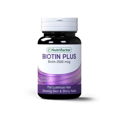 Nutrifactor Biotin Plus 2500mcg - 30 tablets