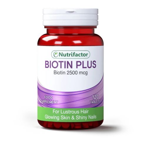 Nutrifactor Biotin Plus Men, - 120 tablets