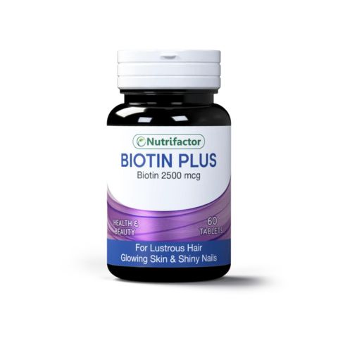 Nutrifactor Biotin Plus Men, - 60 tablets