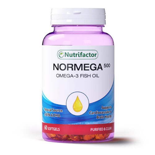 Nutrifactor Normega Fish Oil 500mg, 60 Softgels