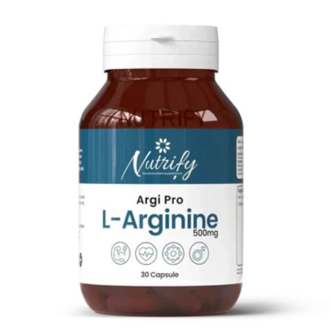 Nutrify ARGI PRO | Boosts Stamina & Enhances Muscle Growth, 30 Tablets