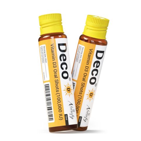Nutrify DECO Vitamin D3 Oral Shots (100,000 IU) – Bone, Muscle & Immunity Support