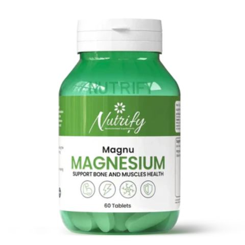 Nutrify MAGNU | Support Bone & Muscle Health,60 Tablets