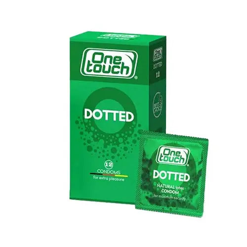 One Touch Dotted Condom - 12 Pcs - Passion Pulse