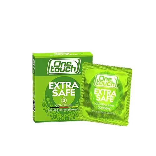 One Touch Extra Safe Condom - 3 Pcs - Passion Pulse