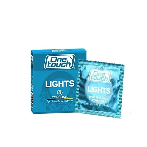 One Touch Lights Condom - 3 Pcs - Passion Pulse