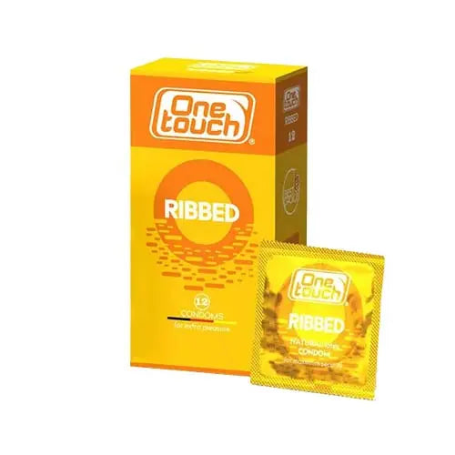 One Touch Ribbed Condom - 12 Pcs - Passion Pulse