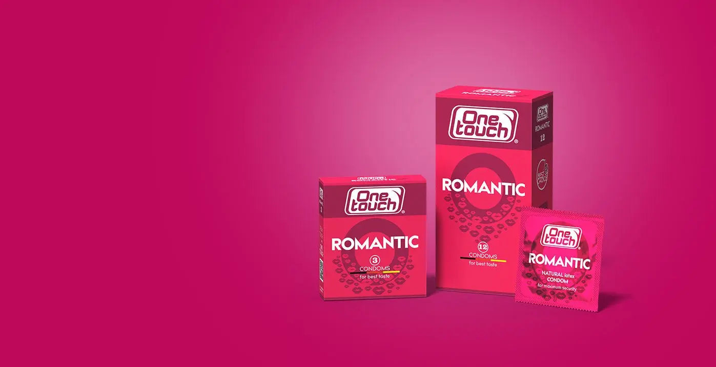 One Touch Romantic Condoms - 12 Pcs - Passion Pulse