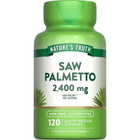 Nature's Truth Saw Palmetto 2400mg, 120 Quick Release Capsules