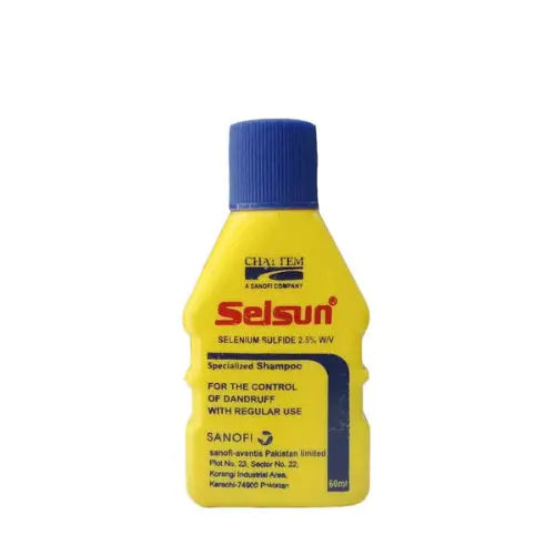 Selsun Dandruff Control Shampoo, 60ml