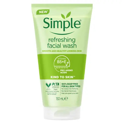 Simple Kind To Skin Refreshing Facial Wash 150ml - Original From Poland