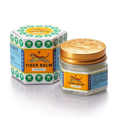 Tiger Balm White Ointment 30g - For Headache Treatment and Temporary Relief of Muscle Pain - Made Singapore
