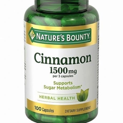 CINNAMON | 1500 MG PER 3 CAPSULES, 100 CAPSULES