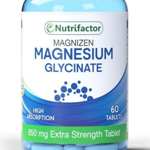 Nutrifactor Magnizen Magnesium Glycinate 850mg,60 Tablets