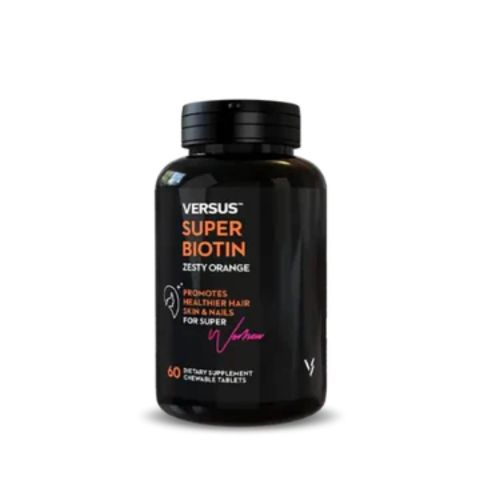 Versus SUPER BIOTIN, 60 Dietary Supplements Chewable Tablets