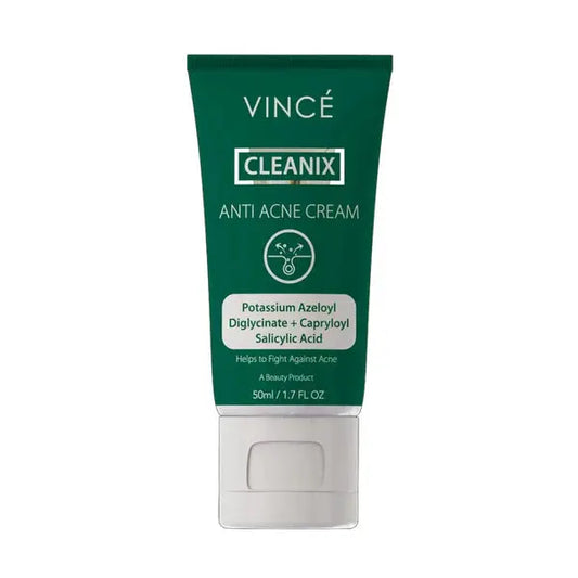 Vince Cleanix Anti Acne Cream – Advanced Formula for Clear, Smooth & Blemish-Free Skin 50 Ml Vince