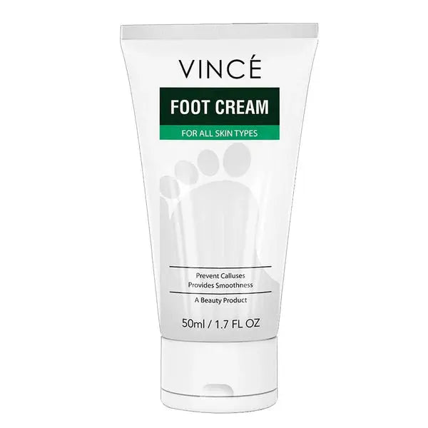 Vince Foot Cream – Deep Moisturizing & Repair Formula for Dry, Rough, and Cracked Feet 50 Ml Vince