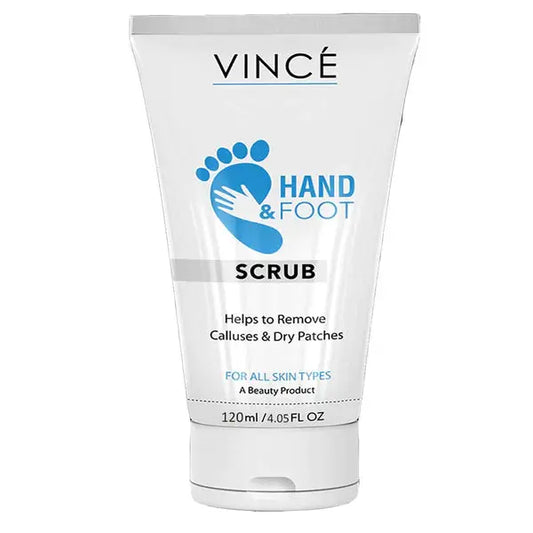 Vince Hand & Foot Scrub – Deep Exfoliating & Softening Formula for Smooth, Refreshed Skin 120 Ml Vince
