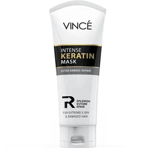 Vince Intense Keratin Hair Mask – Deep Repair & Smoothness Formula for Dry, Damaged Hair  200 Ml Vince