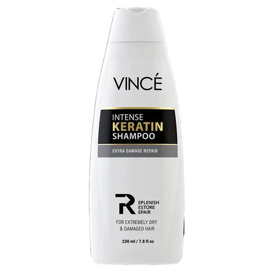 Vince Intense Keratin Shampoo – Repair & Smoothness Formula for Damaged Hair 230 ml Vince