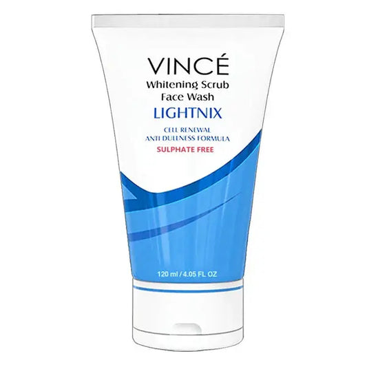 Vince Whitening Face Wash – Brightening & Deep Cleansing Formula for Radiant Skin 120 Ml Vince