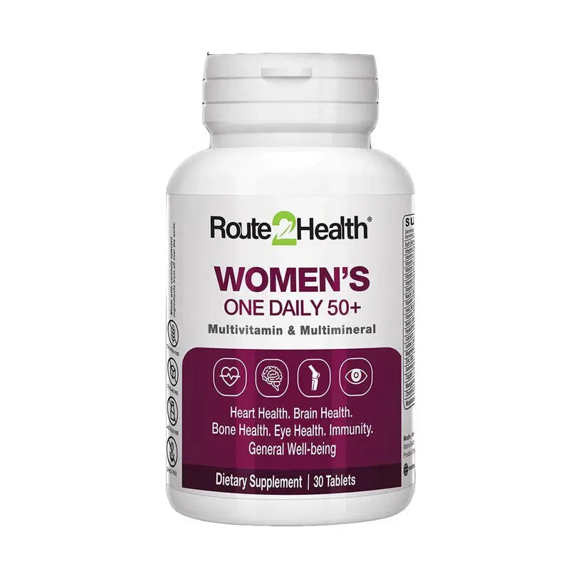 Women's One Daily 50+ Multivitamin, 30 Tablets - Route2Health Route2Health
