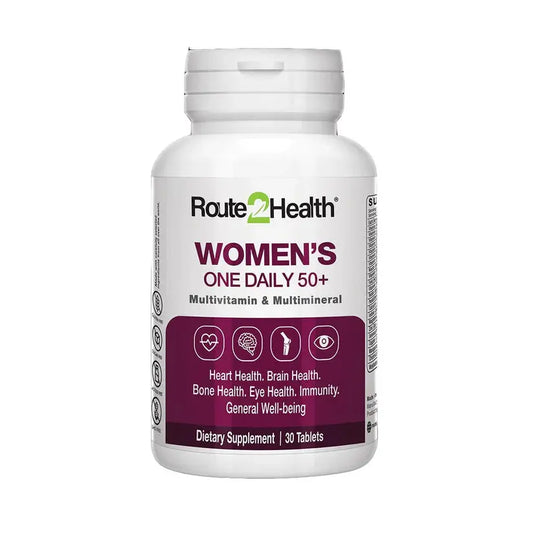 Women's One Daily 50+ Multivitamin, 30 Tablets - Route2Health Route2Health