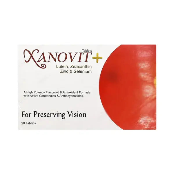 Xanovit Plus Tablets, 20  – Ferroza Pharma | Multivitamin & Antioxidant Supplement for Energy & Immunity Ferroza Pharma