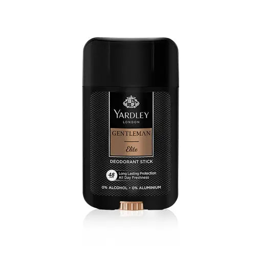 Yardley Gentleman Elite Deodorant Stick, 0% Alcohol, 50ml