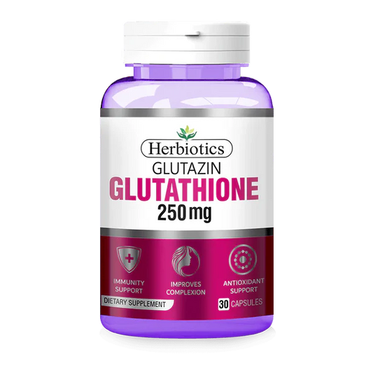 Herbiotics Glutazin (Glutathione) 250mg,30 Capsules