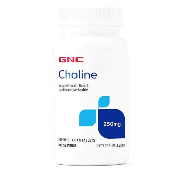 GNC Choline 250mg , 100 Tablets - Passion Pulse