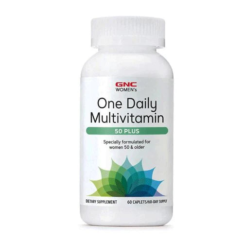 GNC Women's One Daily Multivitamin 50 Plus, 60 Caplets