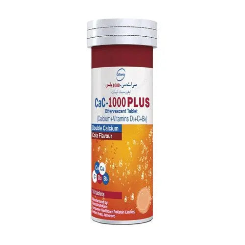 CaC-1000 Plus (Cola), 10 Tablets CaC 1000