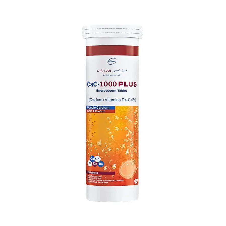 CaC-1000 Plus (Cola), 20 Tablets CaC 1000