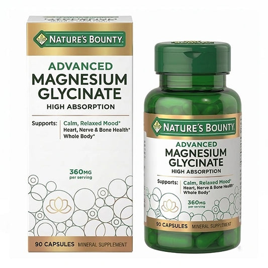 ADVANCED MAGNESIUM GLYCINATE 360 MG, 90 CAPSULES