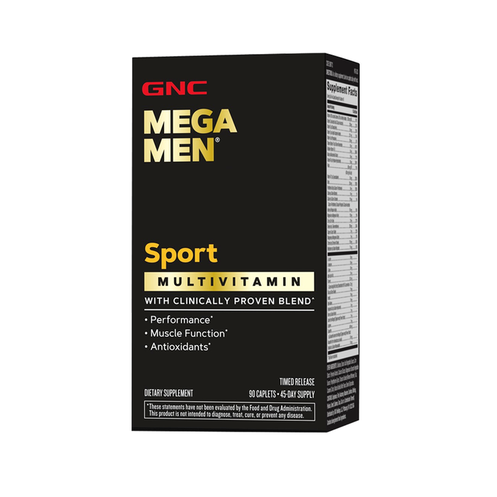 GNC Mega Men Sport Timed Release, 90 Caplets