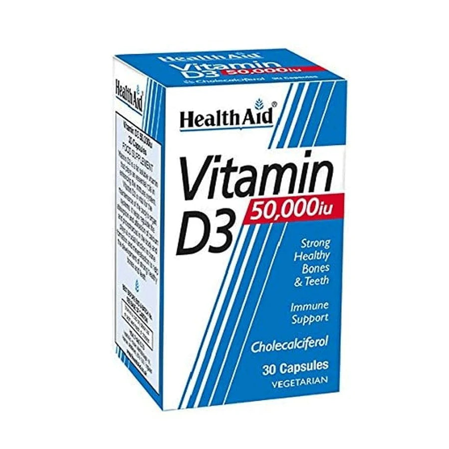 HealthAid Vitamin D3,30 Veg Capsules