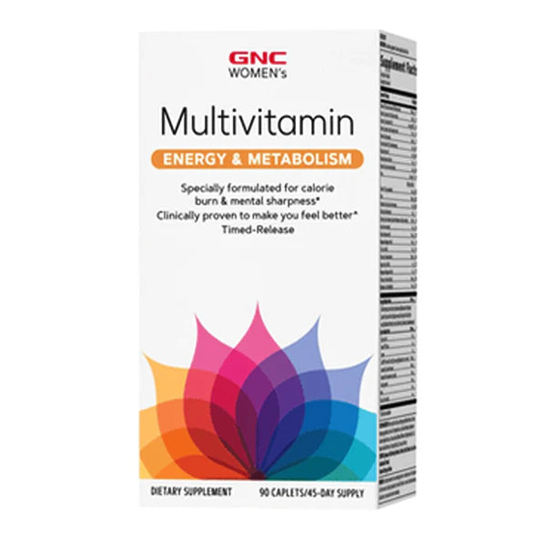 GNC Women's Multivitamin Energy & Metabolism, 90 Caplets