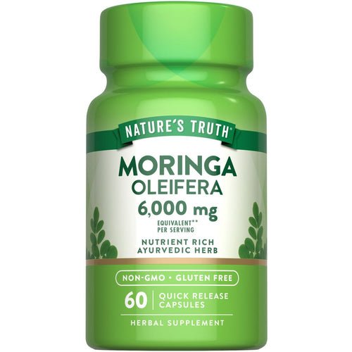 Nature's Truth, Moringa Oleifera 6000mg , 60 Quick Release Capsules