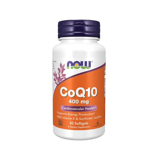 NOW CoQ10 400mg, 30 Softgels