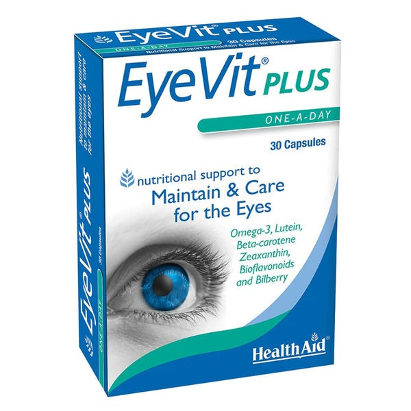 HealthAid EyeVit Plus, 30 Capsules