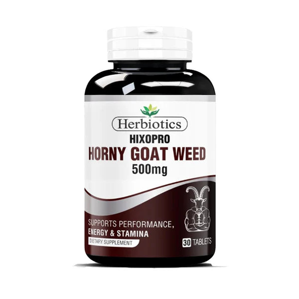 Herbiotics Hixopro Horny Goat Weed 500mg,30 Tablets